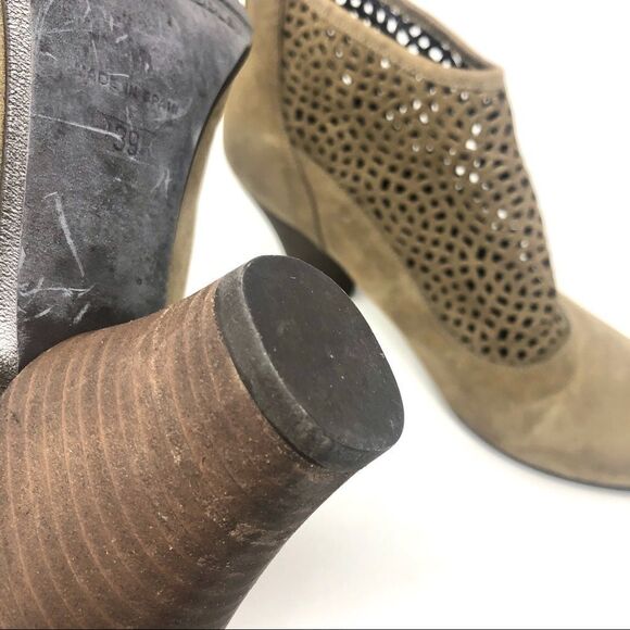 Audley london taupe leather lattice ankle boots 39 - Picture 8 of 16